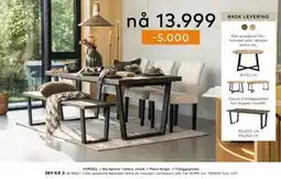 Skeidar Calia spisebord tilbud