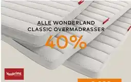 Skeidar ALLE WONDERLAND CLASSIC OVERMADRASSER tilbud