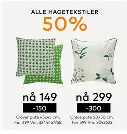 Skeidar ALLE HAGETEKSTILER tilbud