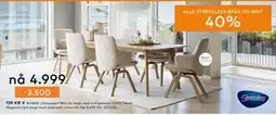 Skeidar Stressless Mint lav large med arm spisestol D200 tilbud