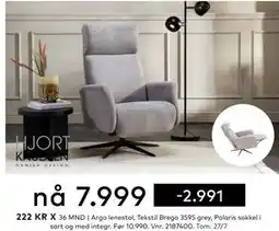 Skeidar Argo lenestol tilbud