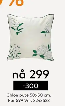Skeidar Chloe pute 50x50 cm tilbud