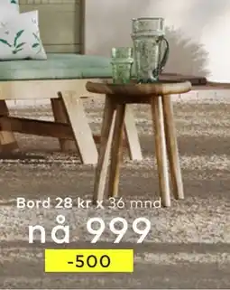 Skeidar Lorient bord tilbud