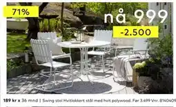 Skeidar Swing stol tilbud