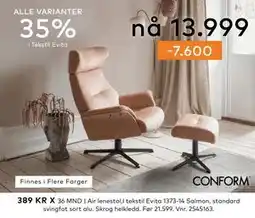 Skeidar Air lenestol tilbud