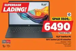 POWER 15,6 bærbar PC tilbud