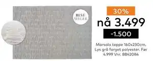 Skeidar Marsala teppe tilbud