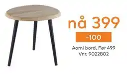Skeidar Aomi bord tilbud