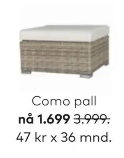 Skeidar Como pall tilbud