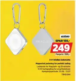 POWER 3-i-1 trådløs ladematte tilbud