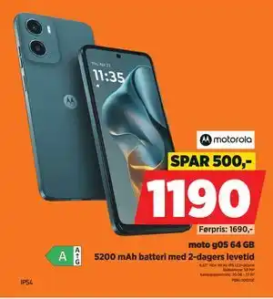 POWER moto g05 64 GB tilbud