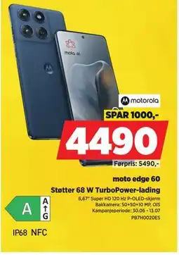 POWER moto edge 60 tilbud