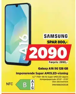 POWER Galaxy A16 5G 128 GB tilbud