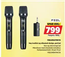 POWER FEEL FEELWBATMIC10 tilbud