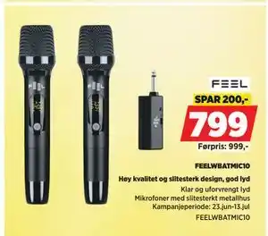 POWER FEEL FEELWBATMIC10 tilbud