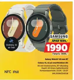POWER Galaxy AI, nå på smartklokken din tilbud