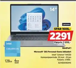 POWER IdeaPad 1 tilbud