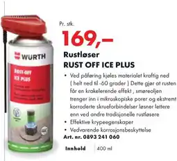 Würth Rustløser RUST OFF ICE PLUS tilbud