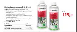 Würth Heftende smøremiddel, HHS 200 tilbud