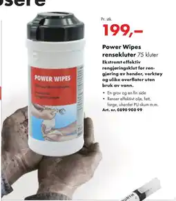Würth Power Wipes rensekluter 75 kluter tilbud