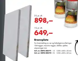 Würth Brannplate tilbud