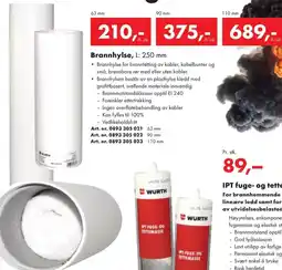 Würth Branntetting tilbud