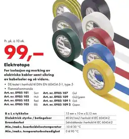 Würth Elektrotape tilbud