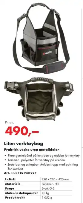 Würth Liten verktøybag tilbud