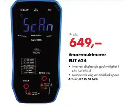 Würth Smartmultimeter ELIT 624 tilbud