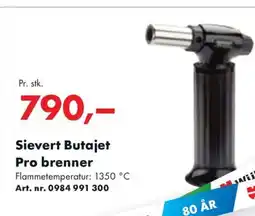 Würth Sievert Butajet Pro brenner tilbud