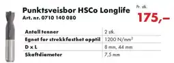 Würth Punktsveisbor HSCo Longlife tilbud