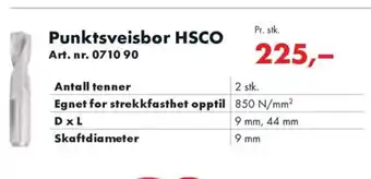 Würth Punktsveisbor HSCO tilbud