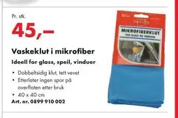 Würth Vaskeklut i mikrofiber Ideell for glass, speil, vinduer tilbud