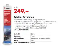 Würth Rutelim, Revolution tilbud