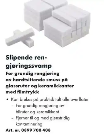 Würth Slipende ren- gjøringssvamp tilbud