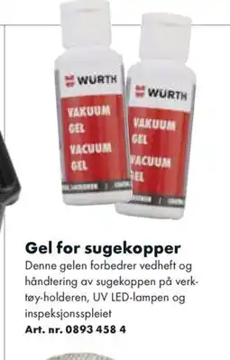 Würth Gel for sugekopper tilbud
