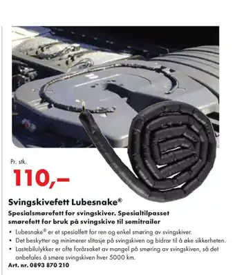 Würth Svingskivefett Lubesnake® tilbud
