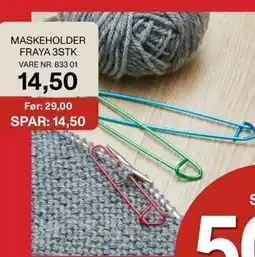 Stoff & Stil Maskeholder fraya 3stk tilbud
