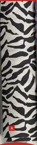 Stoff & Stil Ecovero vevet viskose sort/ hvit zebra tilbud