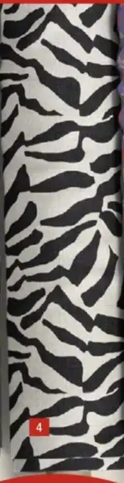 Stoff & Stil Ecovero vevet viskose sort/ hvit zebra tilbud