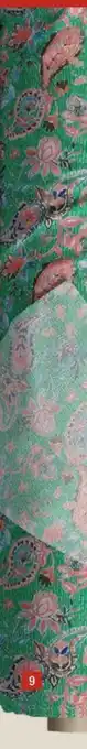 Stoff & Stil 9 Ecovero vevet viskose grønn m paisley tilbud