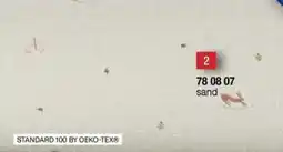 Stoff & Stil Bomull sand med små skogssom- merfugler tilbud