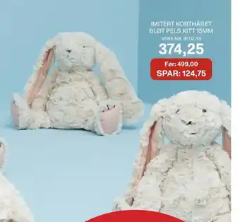 Stoff & Stil Imitert korthåret bløt pels kitt 15mm vare nr. 91 02 33 tilbud