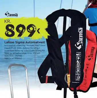 Mekk Lalizas Sigma Automatvest tilbud