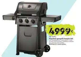 Mekk Napoleon gassgrill Frestyle 365 tilbud