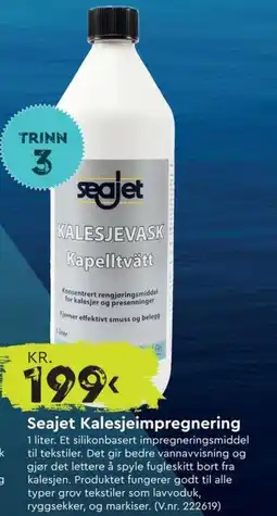 Mekk Seajet Kalesjeimpregnering tilbud