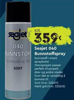 Mekk SORT bunnstoff i smart sprayboks! tilbud