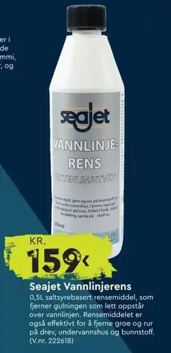 Mekk Seajet Vannlinjerens tilbud