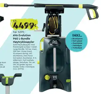 Mekk AVA Evolution P60 L-Bundle Høytrykksspyler tilbud