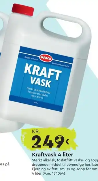 Mekk Kraftvask 4 liter tilbud